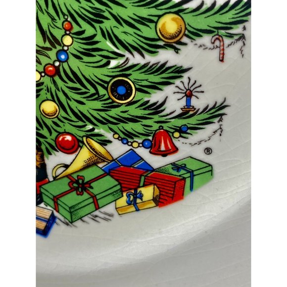 Cuthbertson Original Christmas Tree plate, England. Beautiful plate! - Picture 7 of 8